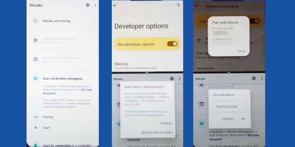 Setting Up Shizuku App's Wireless Debugging