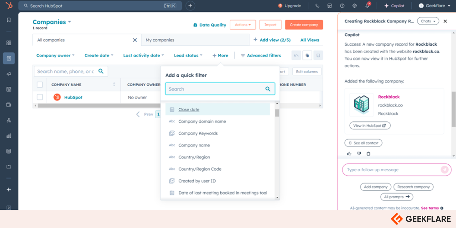 Hubspot CRM